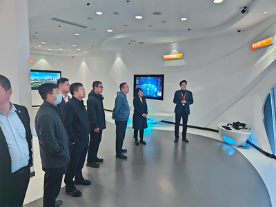 北京環(huán)衛(wèi)集團(tuán)副總經(jīng)理劉凱一行蒞臨杰瑞參觀調(diào)研，共商山東軟件開發(fā)合作